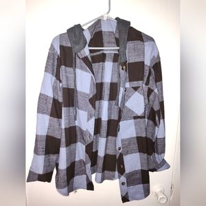 Women's Flannel hoodie